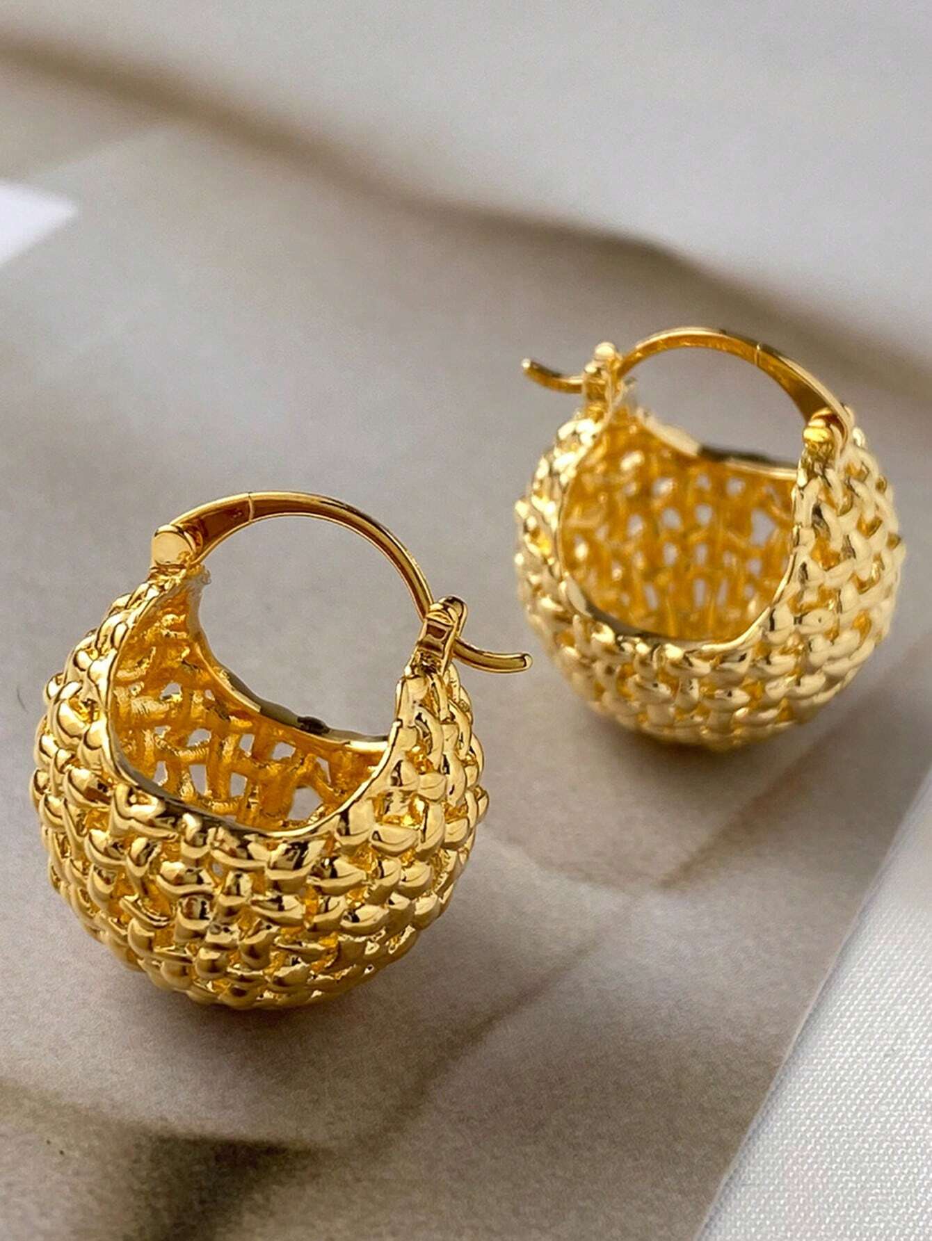 1pair Fashionable Double Row Vertical Bar & Geometric Shape Rhinestone Inlay Stud Earrings 1pair Fashionable Double Row Vertical Bar & Geometric Shape Rhinestone Inlay Stud Earrings