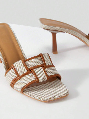 MOTF PREMIUM BRAIDED HEELED MULE SANDALS MOTF PREMIUM BRAIDED HEELED MULE SANDALS