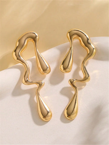 1pair European And American Exaggerated Asymmetric Asymmetrical Music Note Earrings 1pair European And American Exaggerated Asymmetric Asymmetrical Music Note Earrings