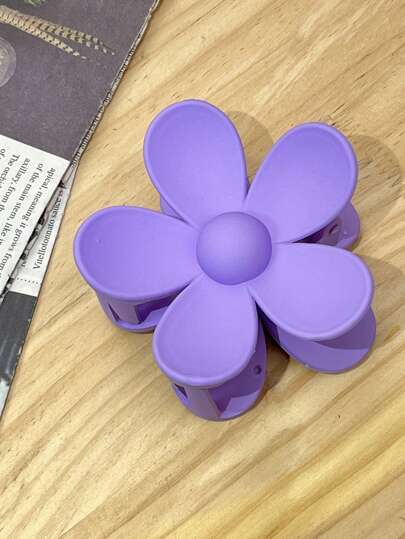 1 Pack, Flower Shape Hair Clips For Women, Fashion Floral Design Hair Accessories 1 Pack, Flower Shape Hair Clips For Women, Fashion Floral Design Hair Accessories