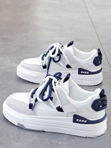 1 Pair Women's Fashionable Casual Lightweight Sneakers, Versatile Student Wear 1 Pair Women's Fashionable Casual Lightweight Sneakers, Versatile Student Wear