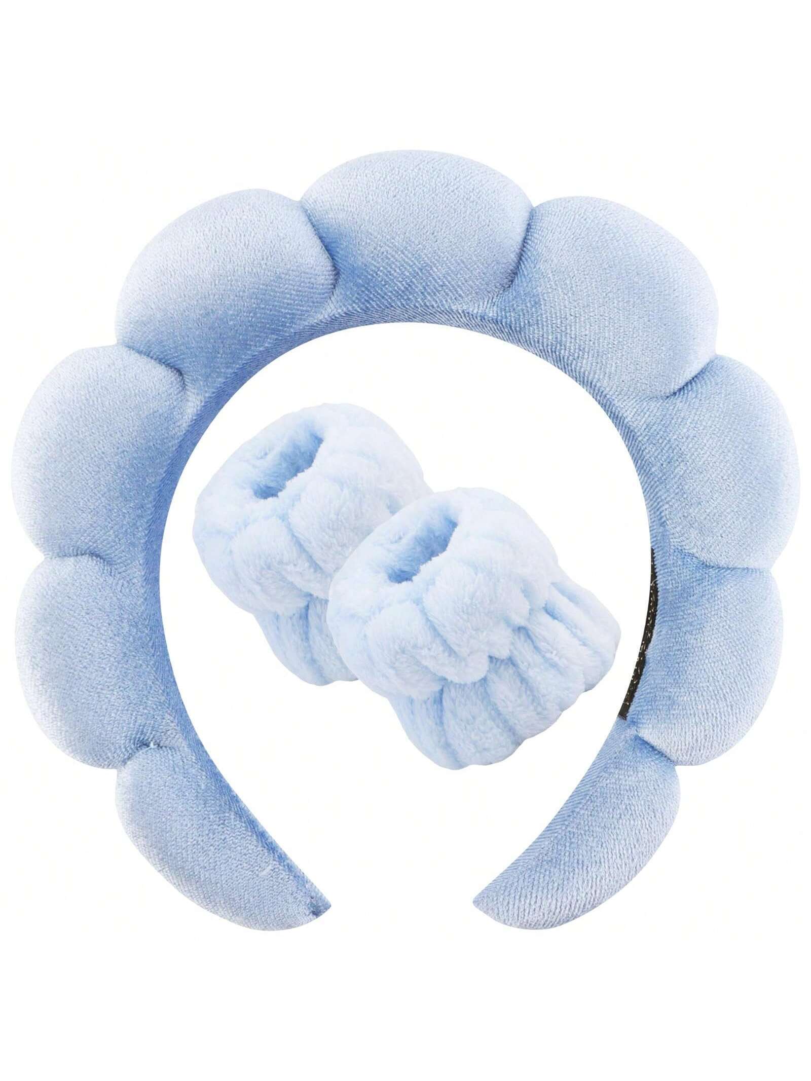 1 Face Washing Headband/2 Face Washing Wrist Straps/3 Set Of Hydrotherapy Headbands, Makeup Headbands 1 Face Washing Headband/2 Face Washing Wrist Straps/3 Set Of Hydrotherapy Headbands, Makeup Headbands