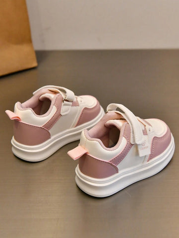 1 Pair Baby Leather Patchwork Color Hook And Loop Sneakers 1 Pair Baby Leather Patchwork Color Hook And Loop Sneakers