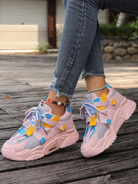 1 Pair Girls Outdoor Casual Comfortable Sports Shoes