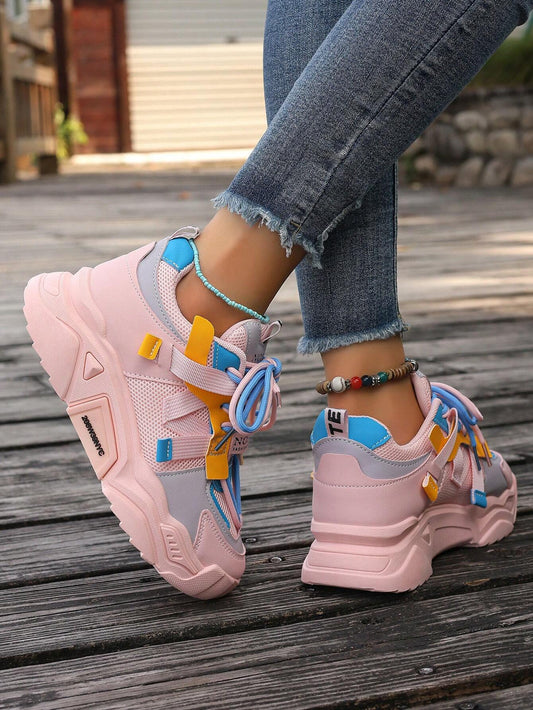 1 Pair Girls Outdoor Casual Comfortable Sports Shoes