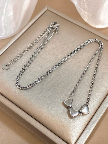 1 Pc Dainty Heart Necklace 1 Pc Dainty Heart Necklace