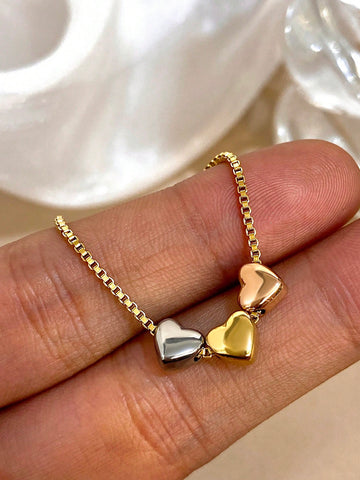 1 Pc Dainty Heart Necklace 1 Pc Dainty Heart Necklace