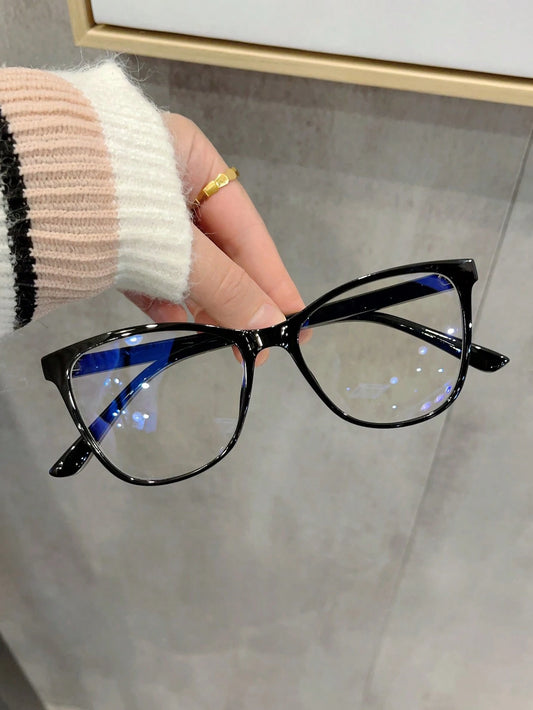 1pair Women Cat Eye Frame Casual Eyeglasses