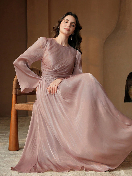 Anewsta Women Long Sleeve Dress