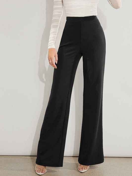 Firerie Solid High Waist Wide Leg Pants