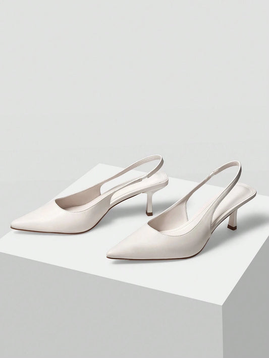 MOTF PREMIUM POINTED-TOE SIMPLE DAILY COMMUTE WOMEN HIGH-HEELED