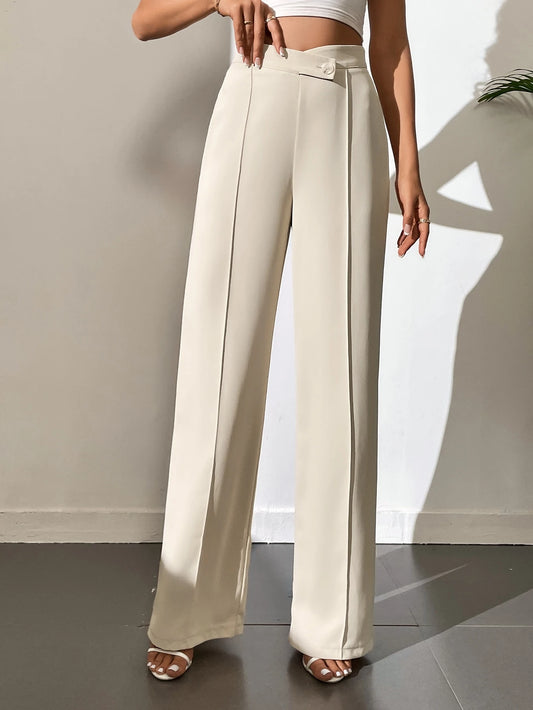 Tall High Waist Seam Detail Pants