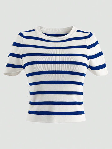 Striped Print Tee Striped Print Tee