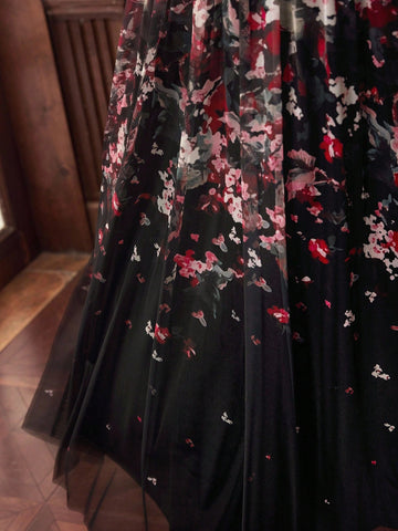 ZEYLAH Lace Patchwork Print Maxi Dress ZEYLAH Lace Patchwork Print Maxi Dress