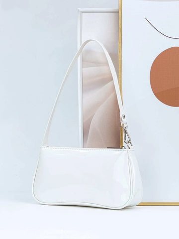 Artificial Patent Leather Bag For Teen Girls