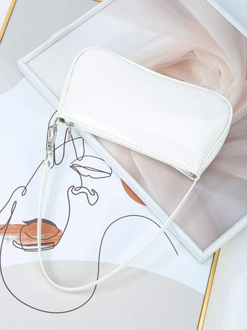 Artificial Patent Leather Bag For Teen Girls
