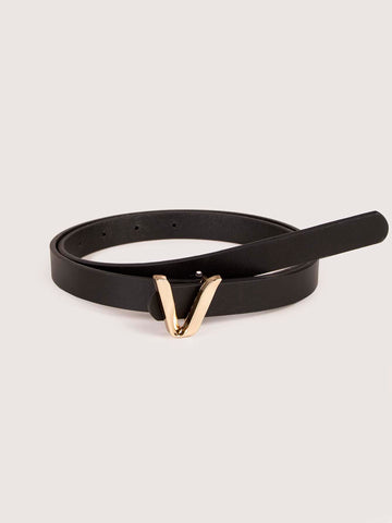 Letter Buckle Belt