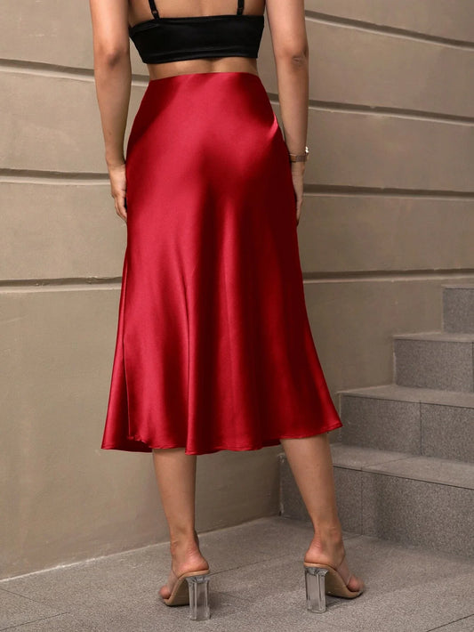BAE High Waist Satin Skirt