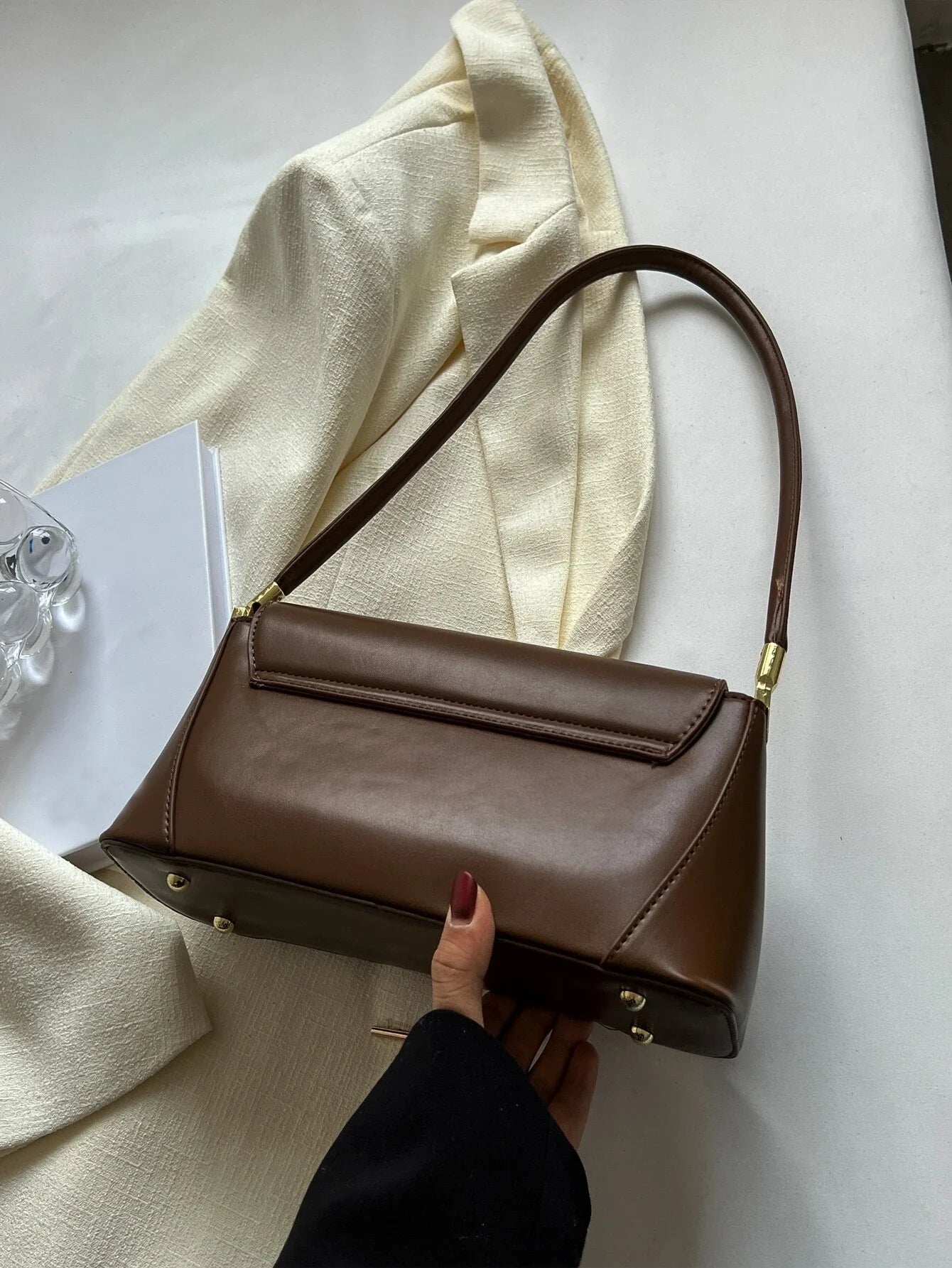 Minimalist Fashionable Vintage Commute Casual Women Handbag