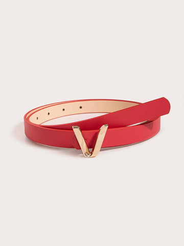 Letter Buckle Belt