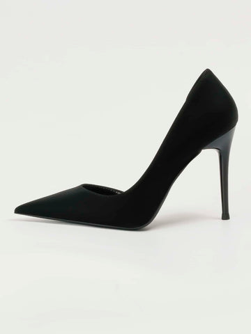 Minimalist Point Toe Stiletto Heeled Court Pumps