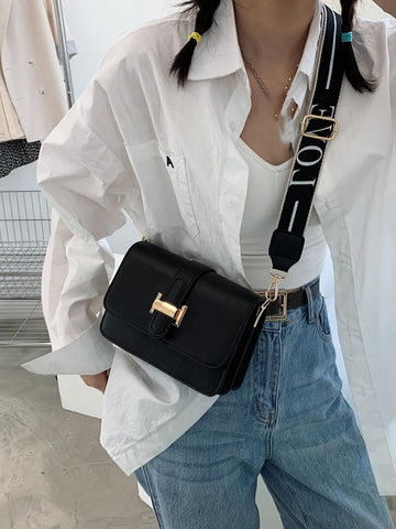 Lightweight,Business Casual Mini Flap Crossbody Bag