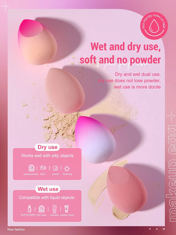 Makeup Sponge,4PCS Makeup Sponge set face sponge Beauty Sponges Egg Shaped Makeup Blender