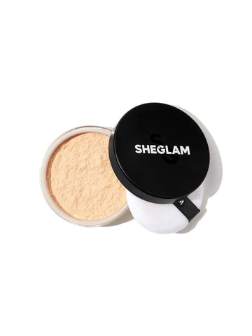 SHEGLAM Baked Glow Setting Powder-Translucent  Oil Control Loose Setting Powder