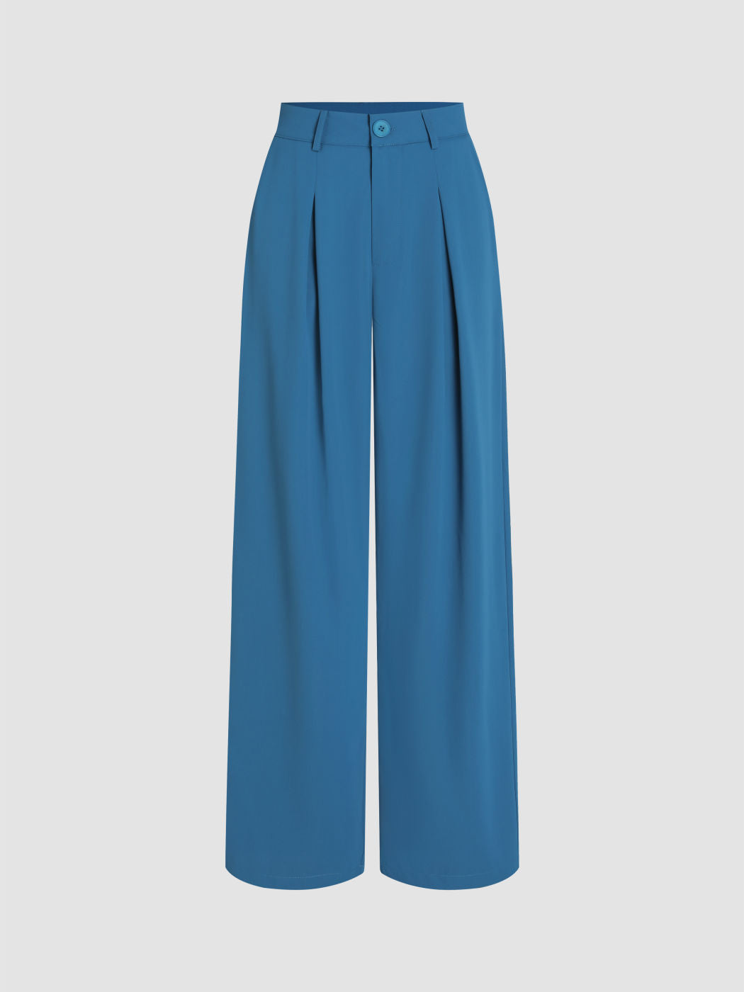 MILK TEA PLEATED WIDE LEG TROUSERS