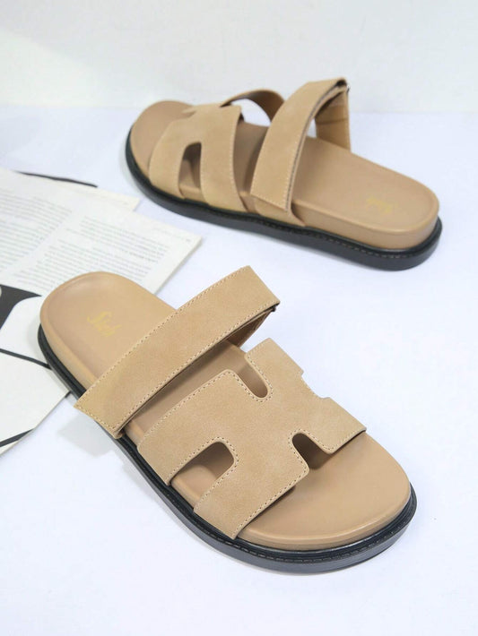 SHUZIA Open Toe Slip-On Sliders