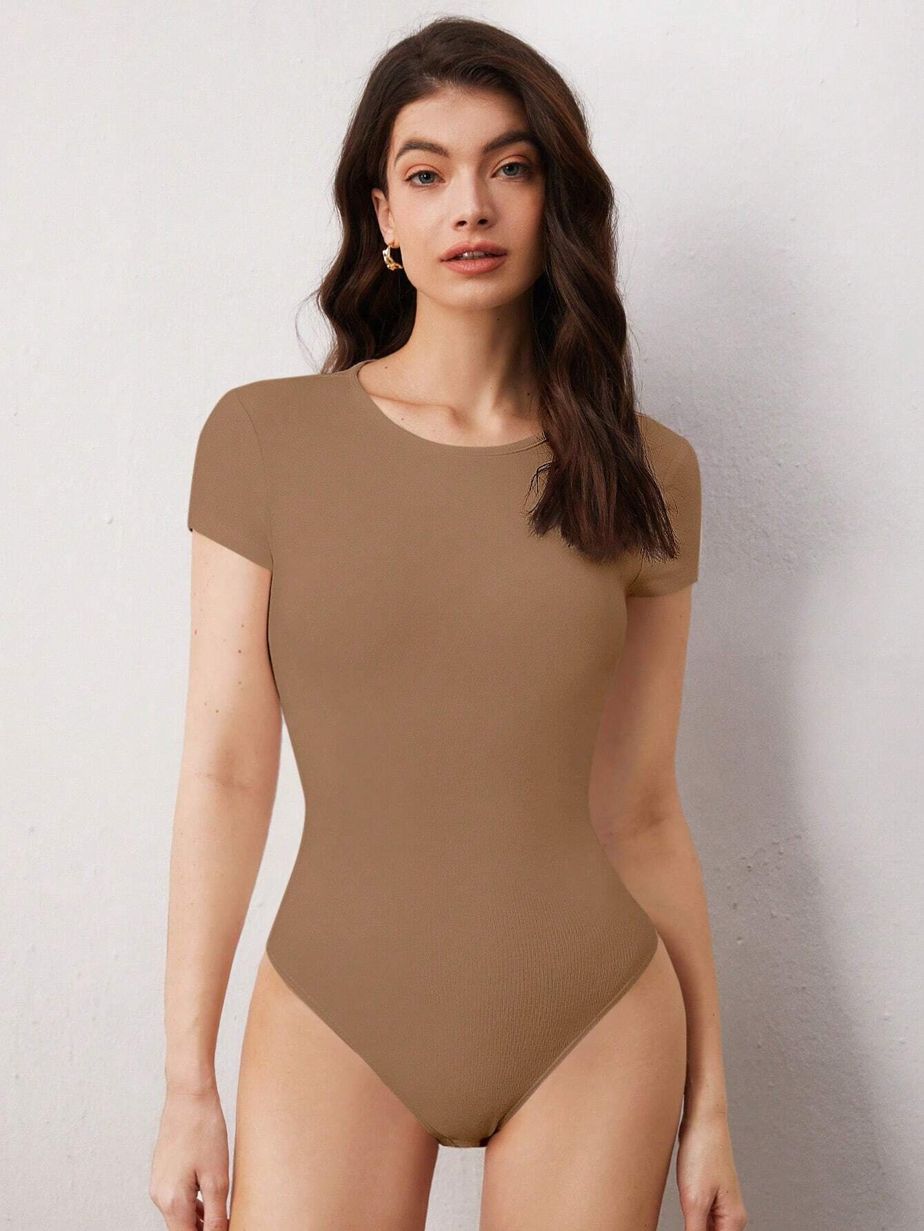 BASICS Solid Slim Fit Tee Bodysuit