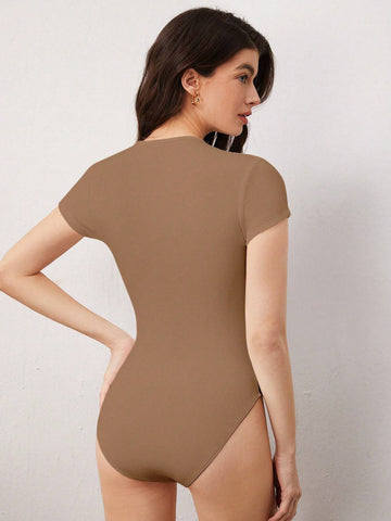 BASICS Solid Slim Fit Tee Bodysuit