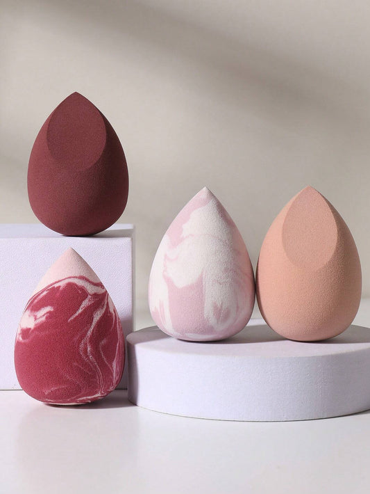 Makeup Sponge,4PCS Makeup Sponge set face sponge Beauty Sponges Egg Shaped Makeup Blender