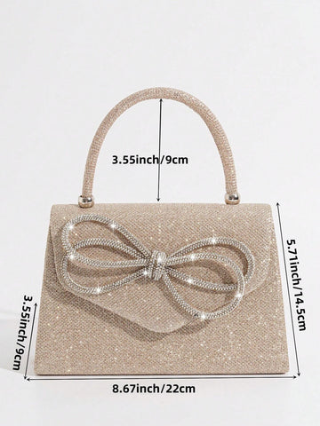 Vincy Glitter Handbag Glamorous, Elegant, Exquisite, Quiet Luxury Sequin, Stylish, Luxury, Shiny Glamorous Square Bag