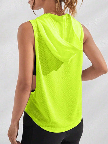 Street Sport Letter Graphic Hooded Sports Sweatshirt