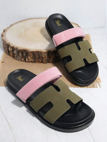 SHUZIA Open Toe Slip-On Sliders