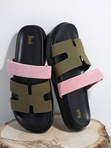 SHUZIA Open Toe Slip-On Sliders