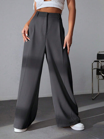 EZwear Solid Wide Comfy Leg Pants