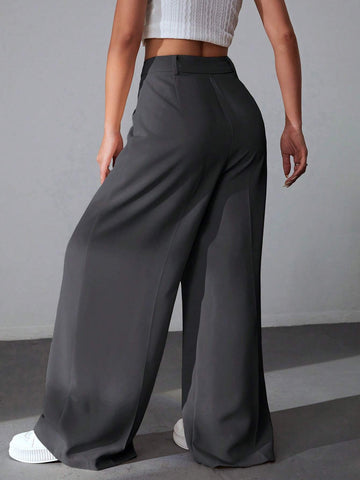 EZwear Solid Wide Comfy Leg Pants