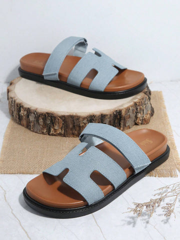 SHUZIA Open Toe Slip-On Sliders