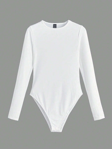 BASICS Solid Slim Fit Tee Bodysuit