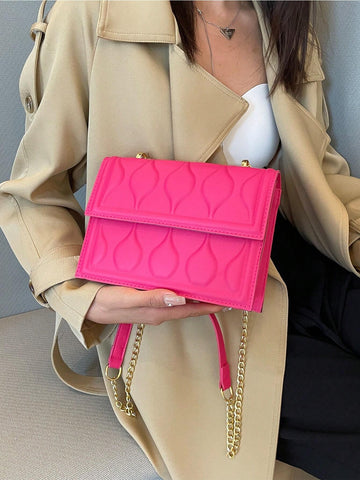 Fashionable New Arrival 3d Embossed Stereo Shoulder Bag With Large Capacity