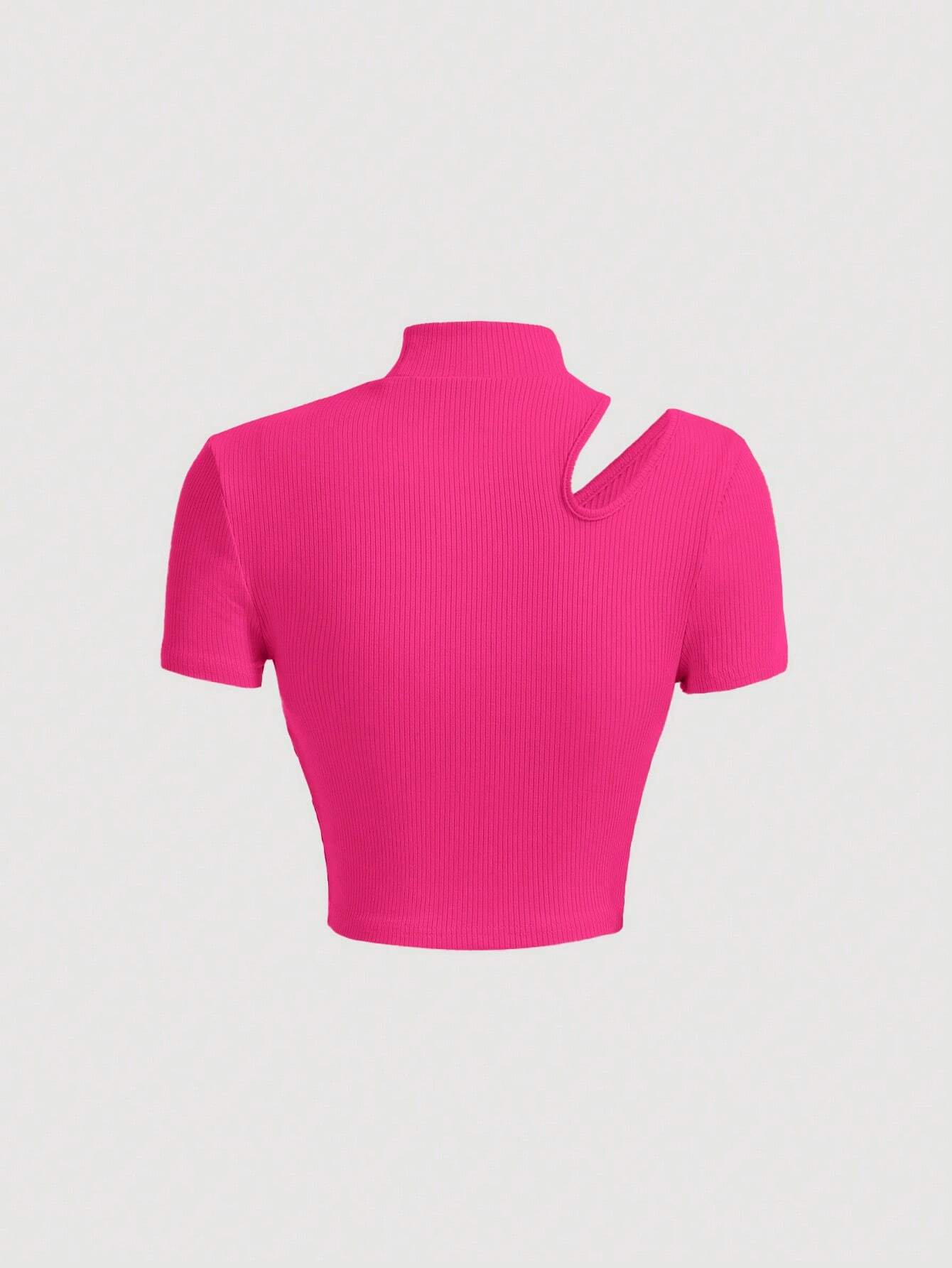 MOD Cut Out Mock Neck Tee