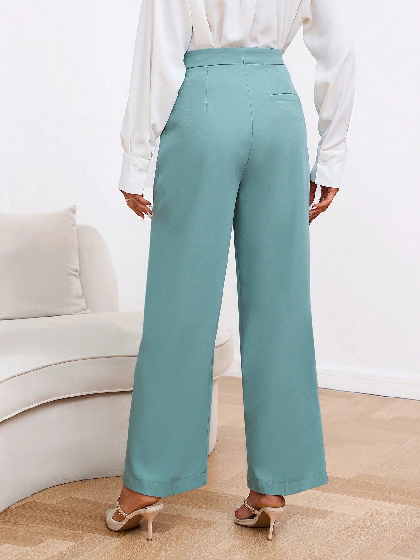 Privé Slant Pocket Wide Leg Pants