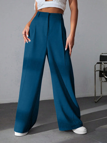 EZwear Solid Wide Comfy Leg Pants