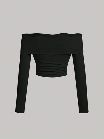 MOD Off Shoulder Twist Front Tee