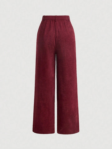 MOD Solid Color Double Pocket Long Pants