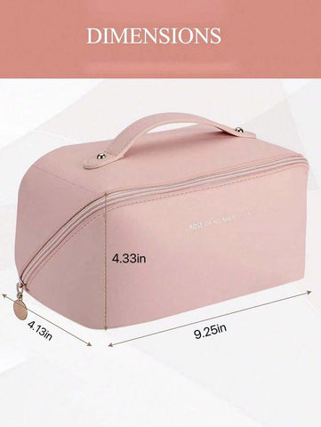 Pu Leather Cosmetic Bag Women's Makeup Bag