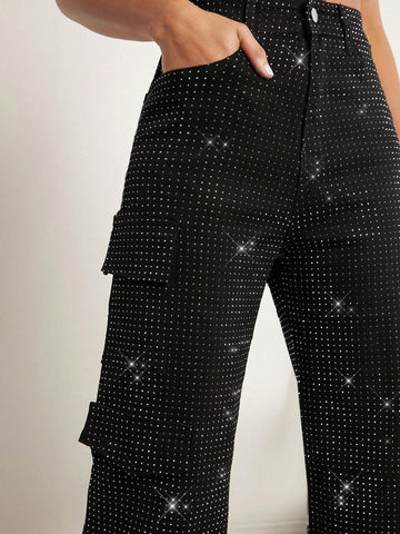 Haute Women's Flap Pocket Straight-Leg Jeans