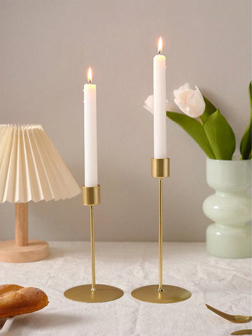 Romantic European Home Candlelight Dinner Wedding Decoration,Taper Candlestick Holders Metal Candle Stick Holders